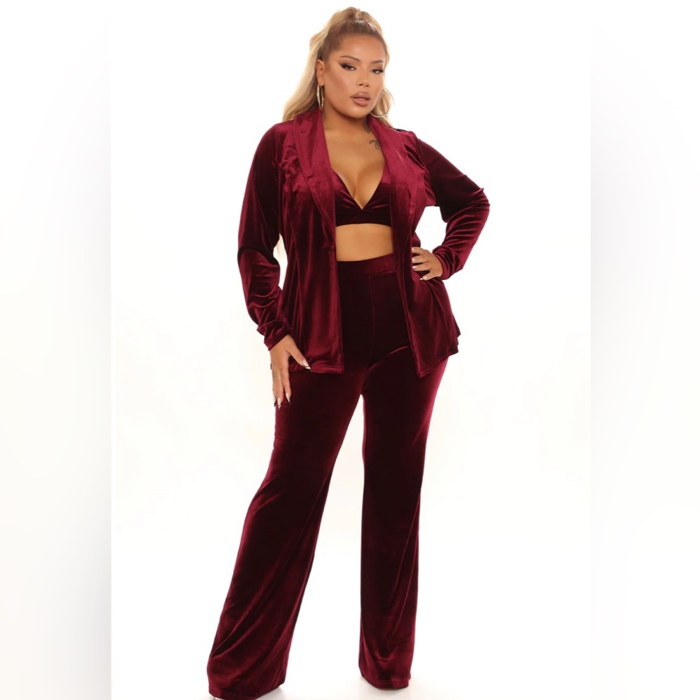 Shia 3 piece velvet set
